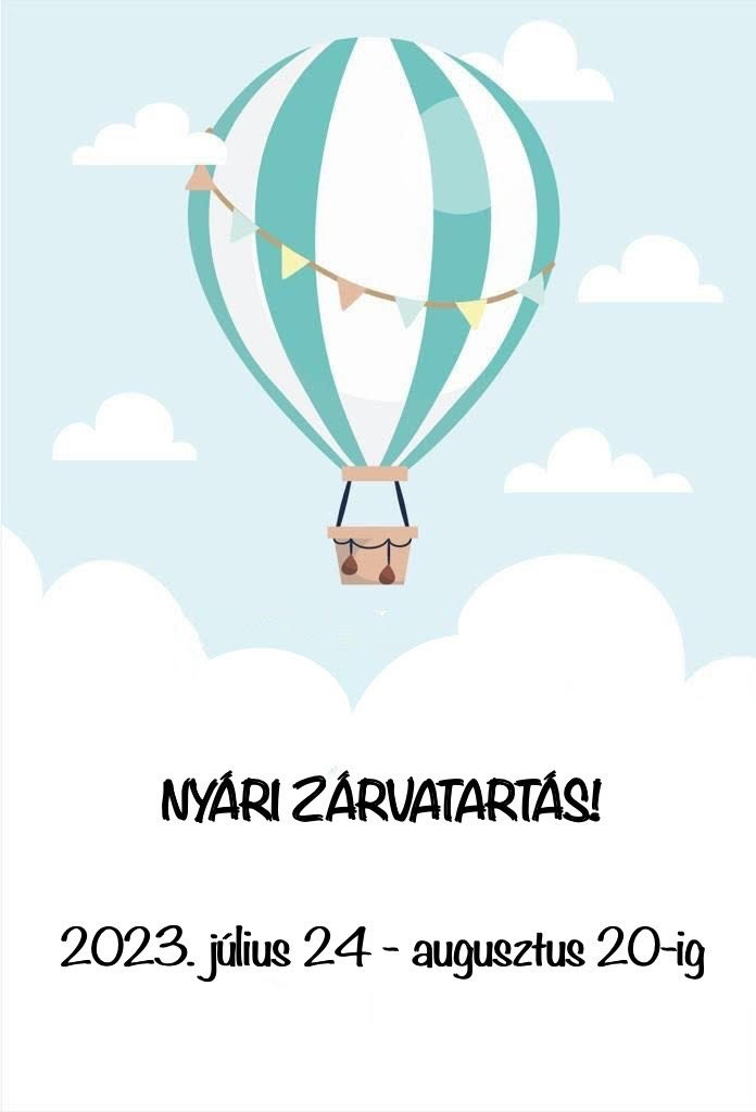nyári zárvatartás 2023